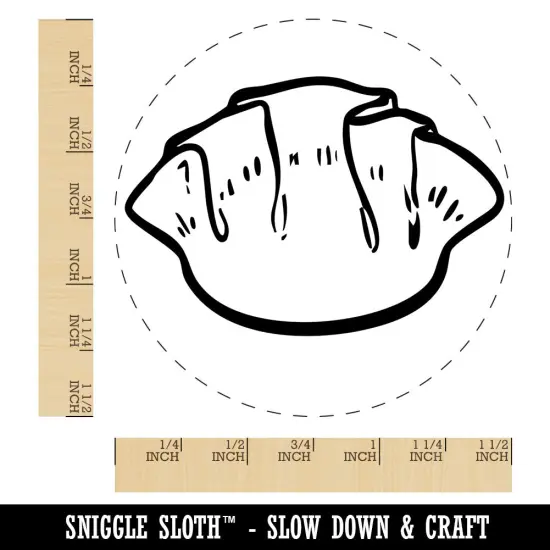 Potsticker Crab Rangoon Dumpling Chinese Food Self-Inking Rubber Stamp Crafting Black {1}