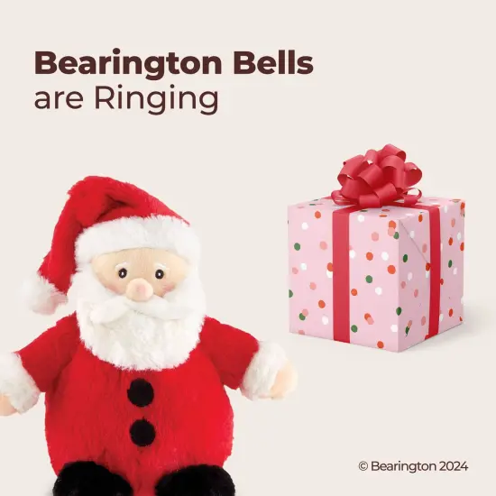 Bearington Baby Nick Christmas Plush, 6 Inch Santa Stuffed Animal, Ideal Christmas Stuffed Santa Claus Doll Gift for Toddlers, Kids & Teens, For Ages 3-14 White {5}