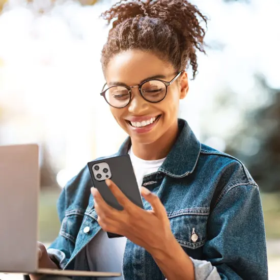 Insten Case for iPhone 12 Pro Max Case 6.7 Inch, Soft TPU Protective Cases with Reinforced Corners, Shock Absorption, Crystal Clear Black Slim Cover for Women Girls {7}