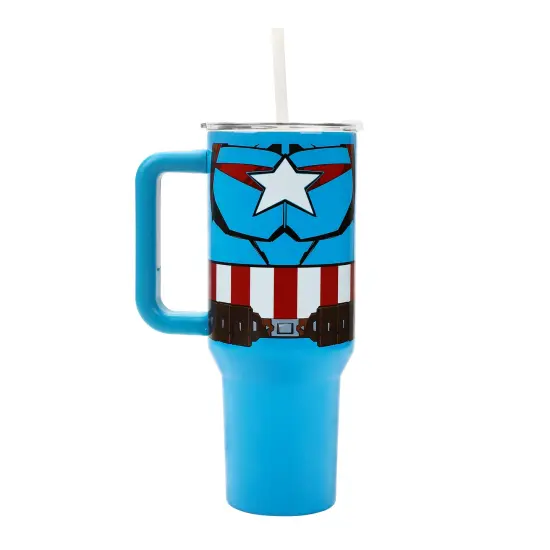 Captain America 40oz Stainless Tumbler {1}