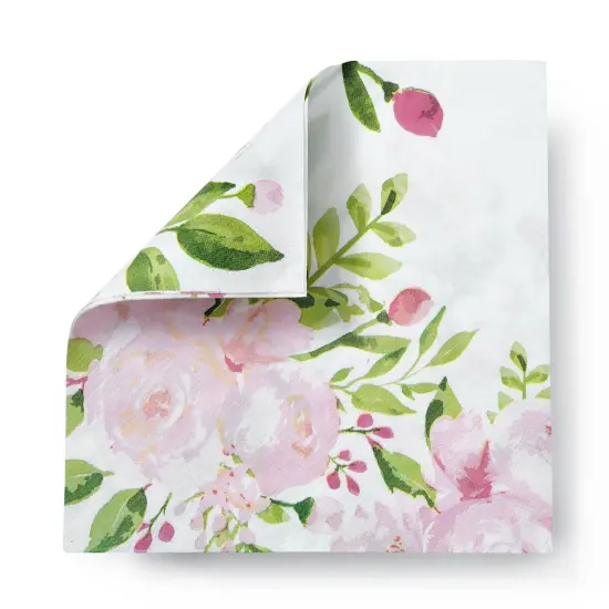 BLUE PANDA 150 Pack Pink Floral Paper Napkins, 13x13 Inches Flower Napkins, Ideal for Bridal Shower, Birthday & Spring Tea Party {5}