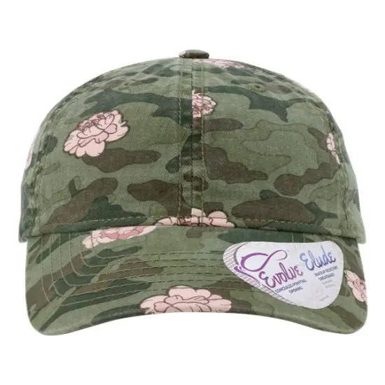 Infinity Her&reg; Women's Garment Washed Fashion Print Cap Floral Camo {1}