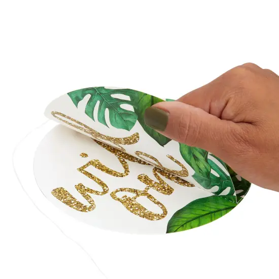 24 Piece Hanging 3D Jungle Safari Theme Party Decorations for Wild One Jungle Birthday Party Supplies (6-7 In) Multicolor {4}