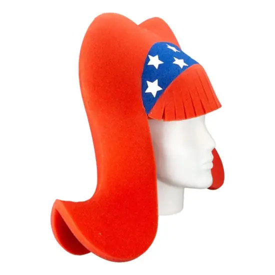 Patriotic Headband Wig Bold & Fun Party Accessory {2}