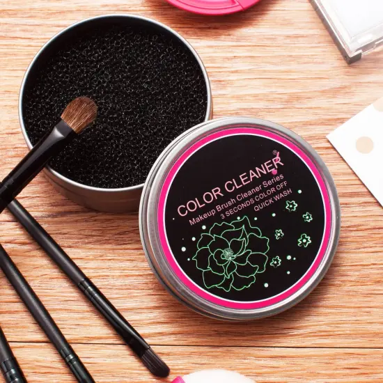 Zodaca Makeup Brush Cleaner Remover Tool Sponge Eye Shadow Eyeliner Color Brushes Clean Color Switch Box {5}