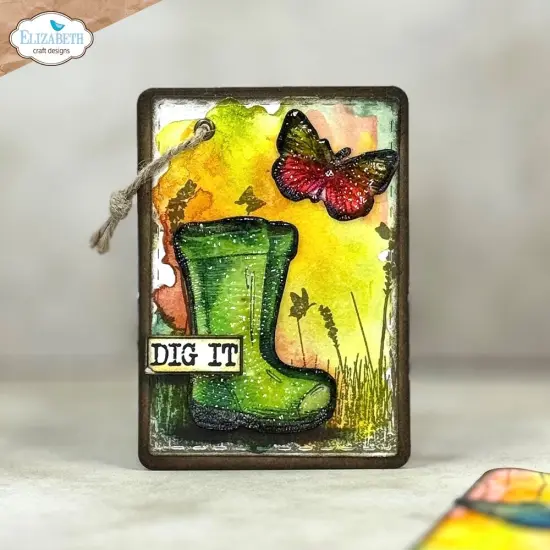 Elizabeth Craft Stamp And Die Set-Garden Of Love {3}