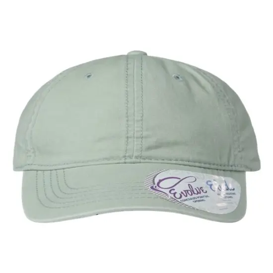 Infinity Her&reg; Women's Pigment Dyed with Fashion Undervisor Cap Sage/ Polka Dots {1}