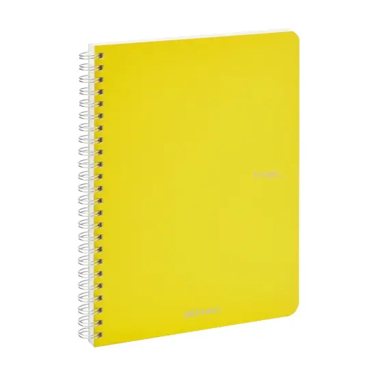 Fabriano Ecoqua Original Spiral-Bound Notebook, A5, 70 Sheets Yellow {5}