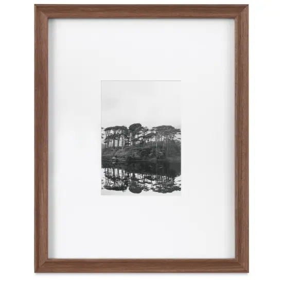 Blick Theo Frame with Mat - Walnut, 11" x 14" {1}