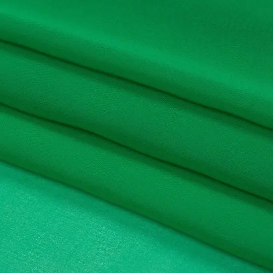 1 Yard Luxurious Kelly Green Premium Silk Chiffon Fabric Lightweight for Dresses 54 Inch Width {1}