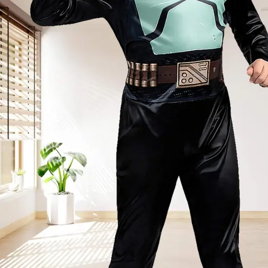 Boba Fett Value Child Costume with Jumpsuit and Molded Mask {3}