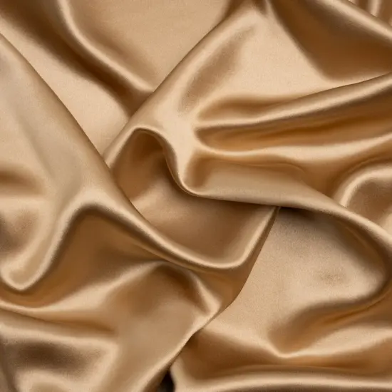 1 Yard Toasted Silk Crepe Back Satin Soft Smooth Elegant Sewing Fabric for Cocktail Dresses 44 inch Width {1}