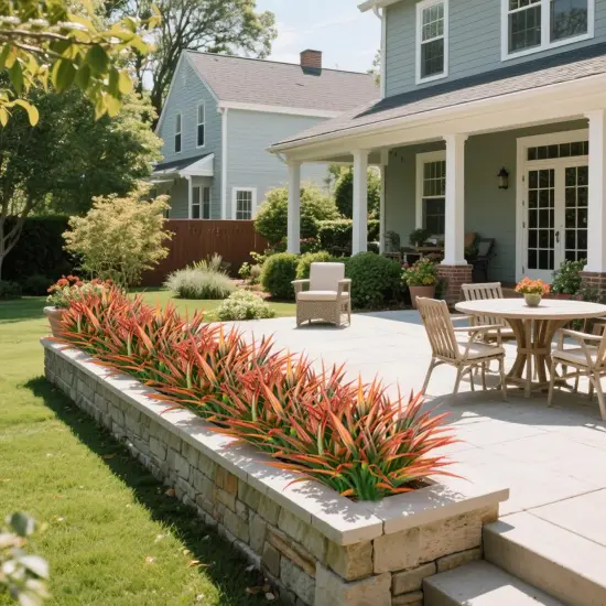 20 Pcs Fake Outdoor Plants Artificial Grass {5}