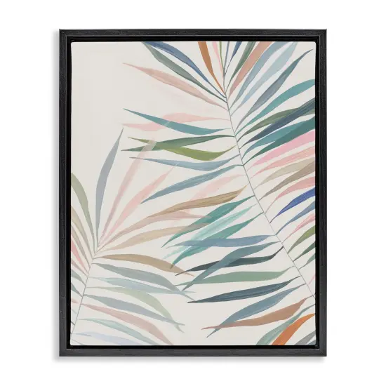 Stupell Industries Pastel Tropical Harmony Floating Frame, design by Hannah Dawson {1}