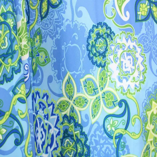 1 Yard Boho Paisley Stretch Fabric. 4-Way Spandex for Dancewear, Swim & Costumes 58/60" Wide {2}