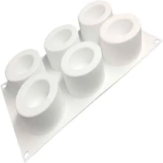 6 Hole French Dessert Silicone Mold {3}