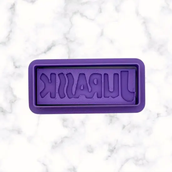 Dinosaur Jurassic (B) Name Cookie Cutter and Stamp {3}