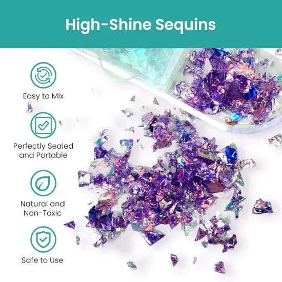 Chunky Glitter for Resin Crafts {6}