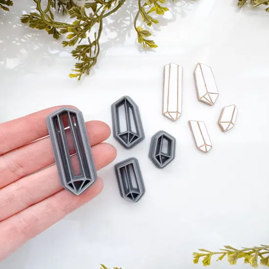 SET OF 4 CRYSTALS | ENCHANTED | CLAY CUTTERS {2}