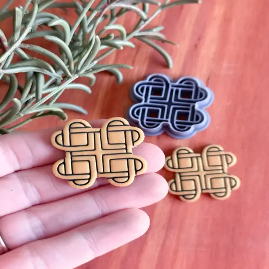 CELTIC 4 HEART CLOVER | IRISH ST PATRICKS DAY | CLAY CUTTER {2}