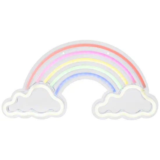 Northlight LED Rainbow and Clouds Neon Lighted Wall Art - 15.75" Multi {3}