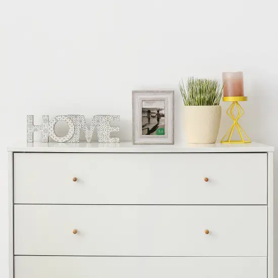 Northlight Distressed Vintage Picture Frame - for 4" x 6" Photo - 8.5" White {4}