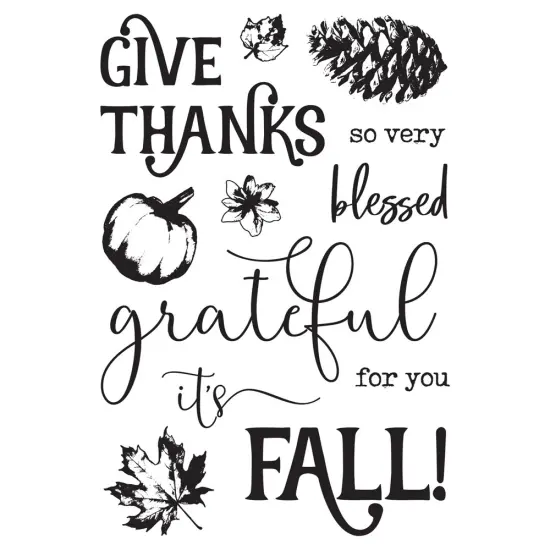 Simple Stories Photopolymer Stamps-Simple Vintage Autumn Breeze {3}