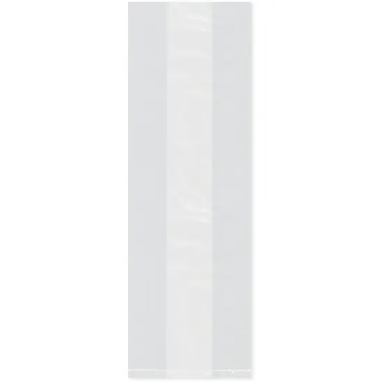 Plymor 5" x 3" x 15" (Pack of 100), 1 Mil Gusseted Plastic Bags {1}