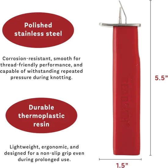 The Beadsmith EZ Knotting Tool, 6 Inches, Create Secure Knots, for Stringing Pearls and Other Beads {3}