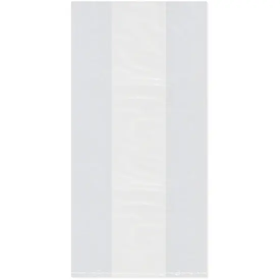 Plymor 10" x 6" x 20" (Pack of 100), 1 Mil Gusseted Plastic Bags {1}