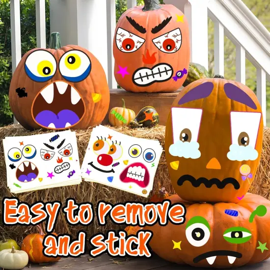 108 Pack Pumpkin Decorating Kit {4}