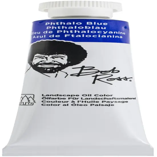 Bob Ross Landscape Oil Paint 37ml-Phthalo Blue {2}