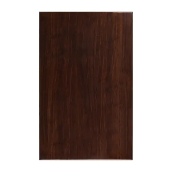 Emma and Oliver 30"x48" High-Gloss Resin Table Top with 2" Thick Drop-Lip Walnut {1}
