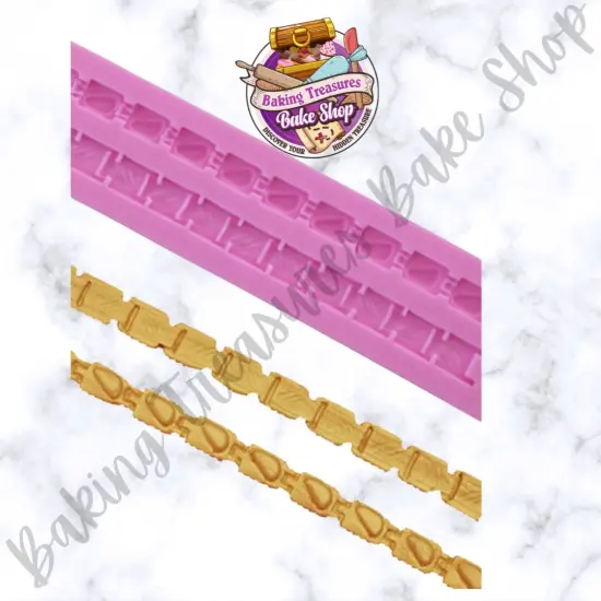 Gold Chain Silicone Mold {3}