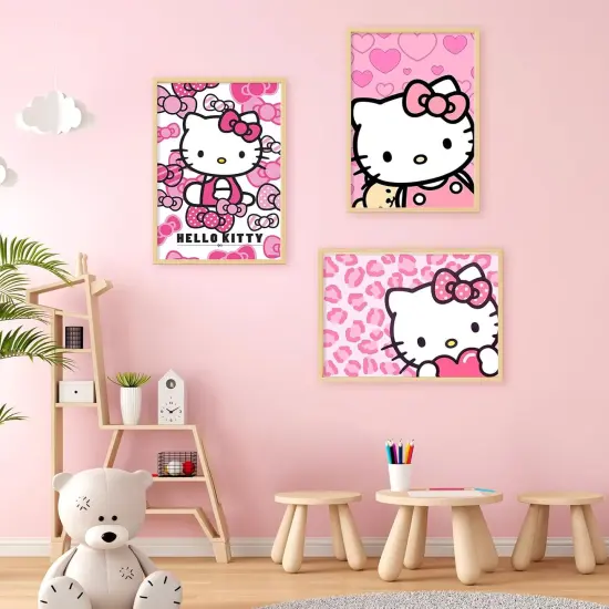 5D Diamond Art Painting Kits for Adults Anime Diamond Art Kitty Cartoon {2}