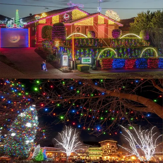 1000 LED Christmas String Lights {2}