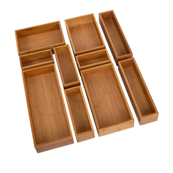 Seville Classics 10-Piece Bamboo Box Set {3}