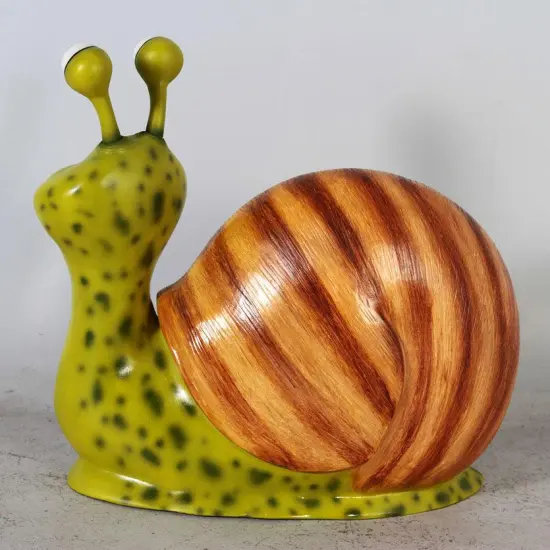 Comic Male Snail Over Sized Statue {6}