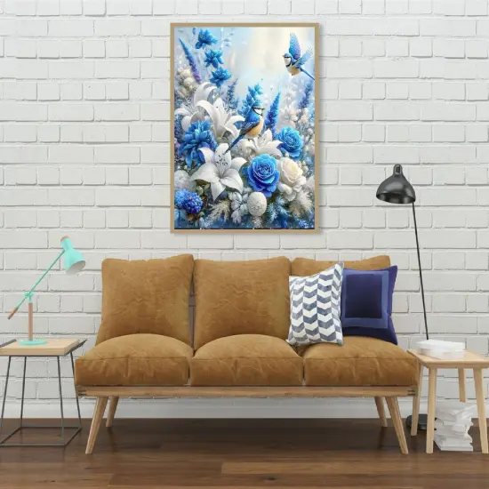 5D Diamond Art Kits for Adults,Flower Birds Diamond Painting Kits for Adult Beginners,DIY Round Full Drill Diamond Art Painting,Diamond Painting Kits {4}