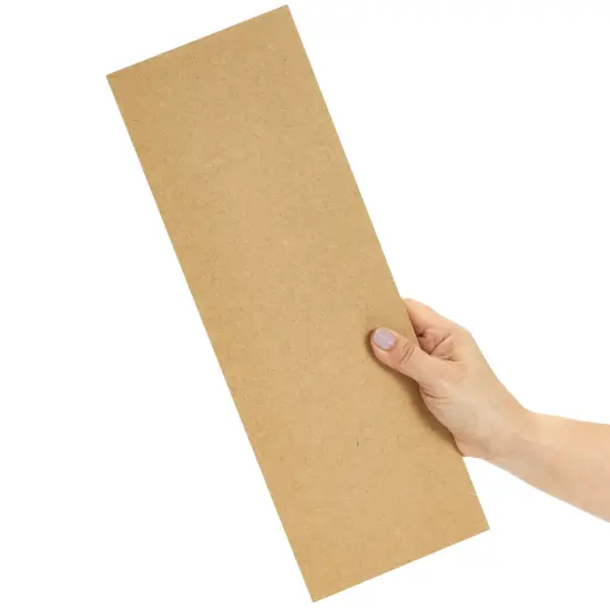 6 Pack Unfinished Wood Planks for Crafts, Wall Decorations, Rectangular MDF Board 1/4 Inch Thick for DIY Projects, Art Classes, Carpentry, Painting (5 x 15 Inches) Brown {5}