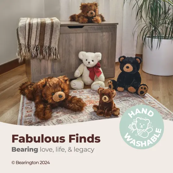 Bearington Lil' Grizby The Brown Grizzly Teddy Bear Plush, 7 Inch Bear Stuffed Animal, For Ages 3-14 {3}