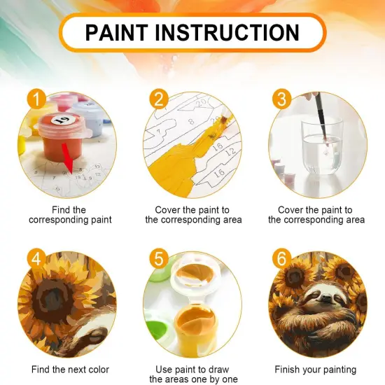 Paint by Numbers Kit for Adults, Butterfly Paint by Numbers Kit for Adults, DIY Paint by Numbers Kit with Brushes and Acrylic Paints,16x20 Inch Canvas for Home Wall Decor and Gift {5}