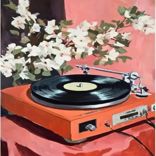 Paint by Numbers Kit for Adults,Retro Records Painting by Numbers,DIY Acrylic Paint Kit Arts and Crafts for Adults Without Frame,Easy Adult Paint by Number Kits on Canvas for Decor 16x20inch {1}