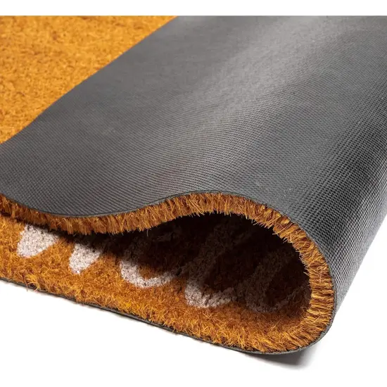 Natural Coir Doormat, Bicycle Welcome Mat (30 x 17 Inches) Brown {4}