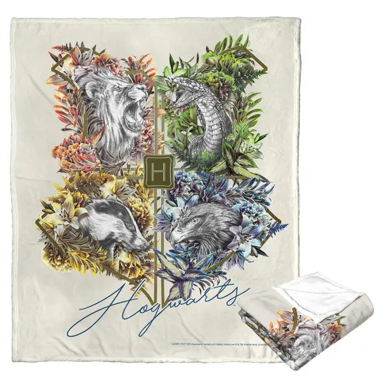Warner Brothers Harry Potter Houses Silk Touch Throw Blanket Hufflepuff {6}