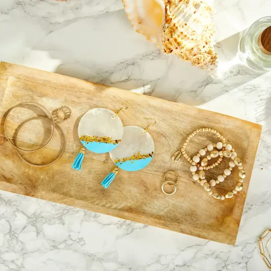 20 Pack Round Capiz Shells with Holes for Jewelry Making, Decoration, Wind Chimes, Crafts (2.5 In) Brown {3}