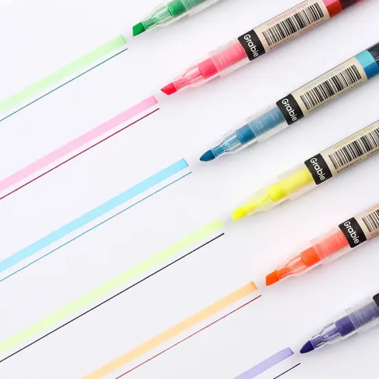 Dual Tip Notetaking Pens (3.5mm Chisel + 0.5mm Needle Tip), Gel Ink Pens For Journaling, Highlighters for Adult Coloring Books, Note Taking and Lettering {2}