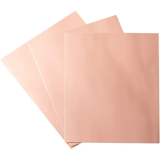 Foil Cardstock - 24-Pack Rose Gold Foil Metallic Mirror Board Sheets for Arts and Crafts, 8.5 x 11 Inches, 350gsm Letter Sized Poster Board, Scrapbook Paper, DIY Card, Invitation Supplies Pink {7}