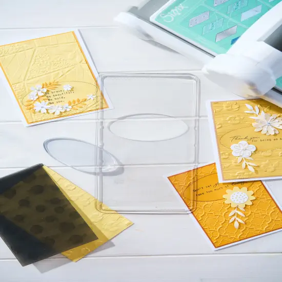 Sizzix Dimensional Diffuser Accessory By Stacey Park-Oval Plate And Insert {4}