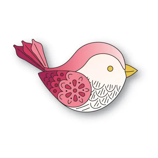 Poppystamps Dies-Nordic Petalpoint Bird {3}